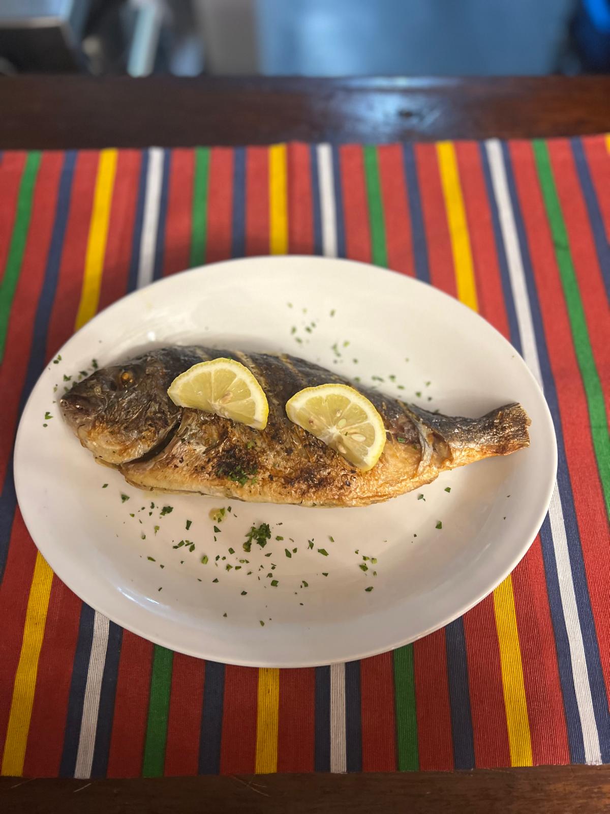 Whole Grilled Sea Bream