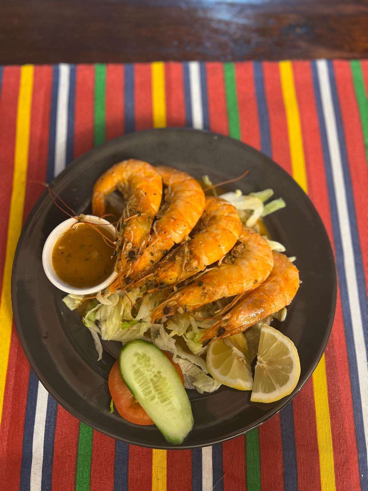 Garlic & Chilli Prawns